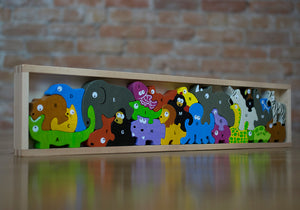 Animal Parade A to Z Puzzle & Playset