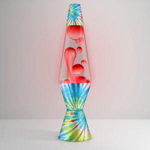 Lava Lamp - Pinwheel Tie Dye - Red