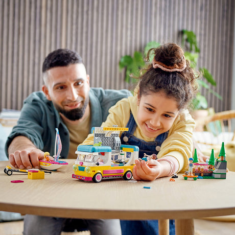 LEGO FRIENDS Forest Camper Van and Sailboat