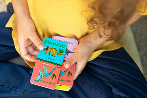 eeBoo Giant Shiny Dinosaur Dominoes