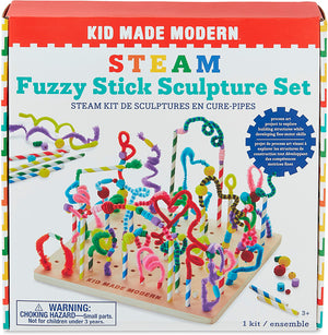 Kid Made Modern STEAM Fuzzy Stick Sculpture Set