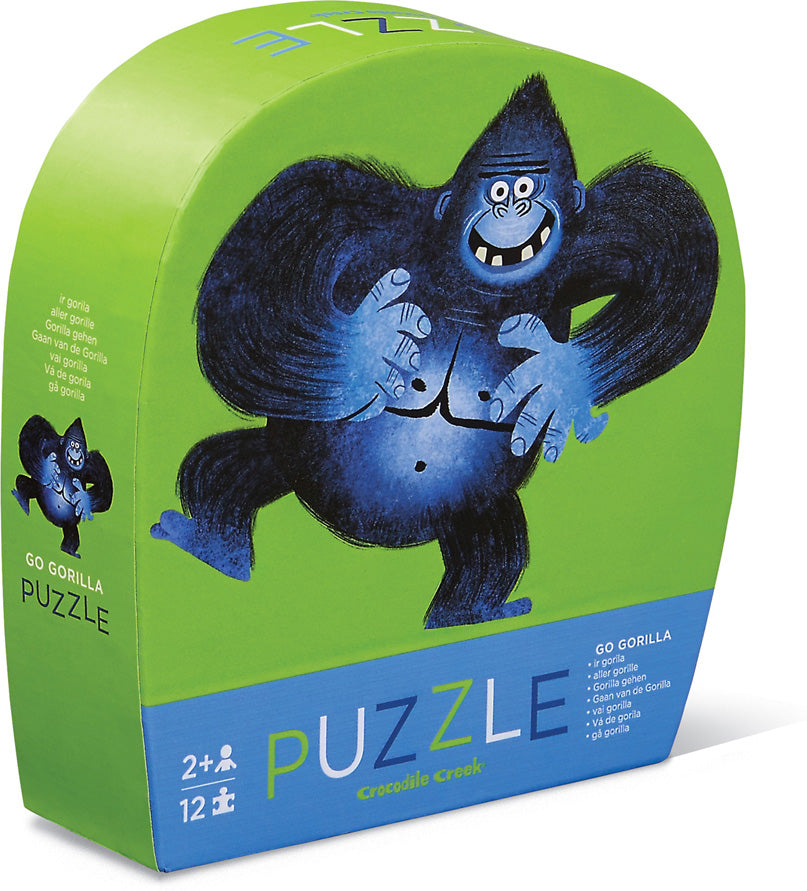 Mini Puzzle 12pc - Go Gorilla