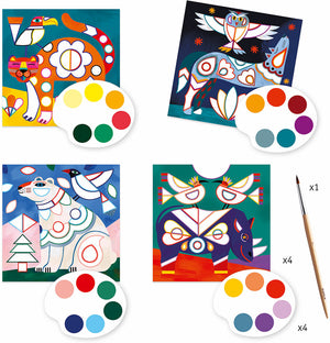 Summer Kidtivity: Fanciful Watercolor Prints