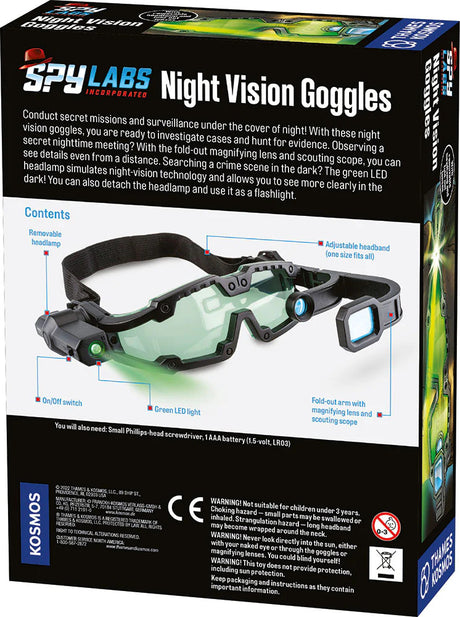 Spy Lab: Night Vision Goggles