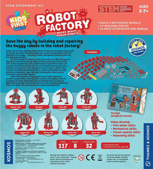 Kids First Robot Factory: Wacky, Misfit, Rogue Robots