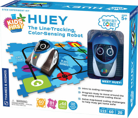 Huey: The Line-Tracking, Color-Sensing Robot