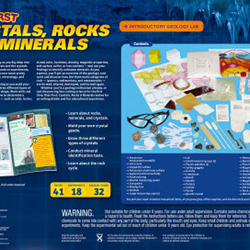 Kids First: Crystals, Rocks, and Minerals Kit