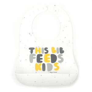 This Bib Feeds Kids - Neutral