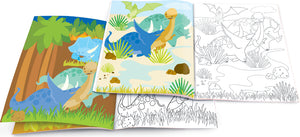 Dry Erase Coloring Book - Dinosaur World