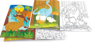 Dry Erase Coloring Book - Dinosaur World