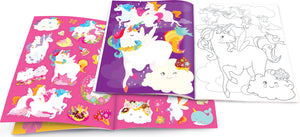 Dry Erase Coloring Book - Unicorn Fantasy