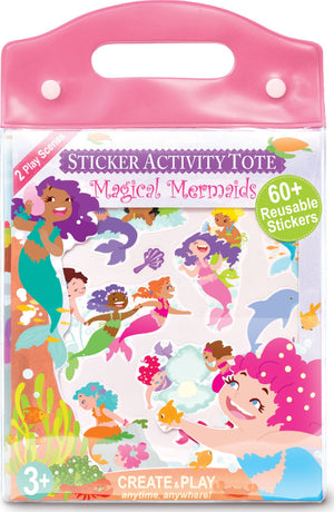 Sticker Activity Tote- Magical Mermaids