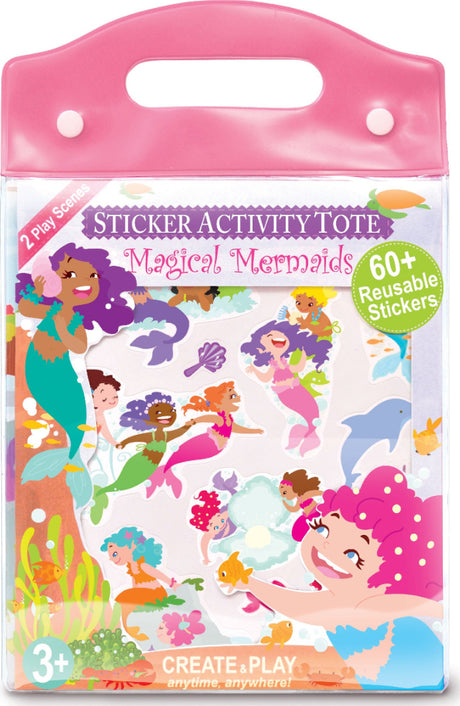 Sticker Activity Tote- Magical Mermaids