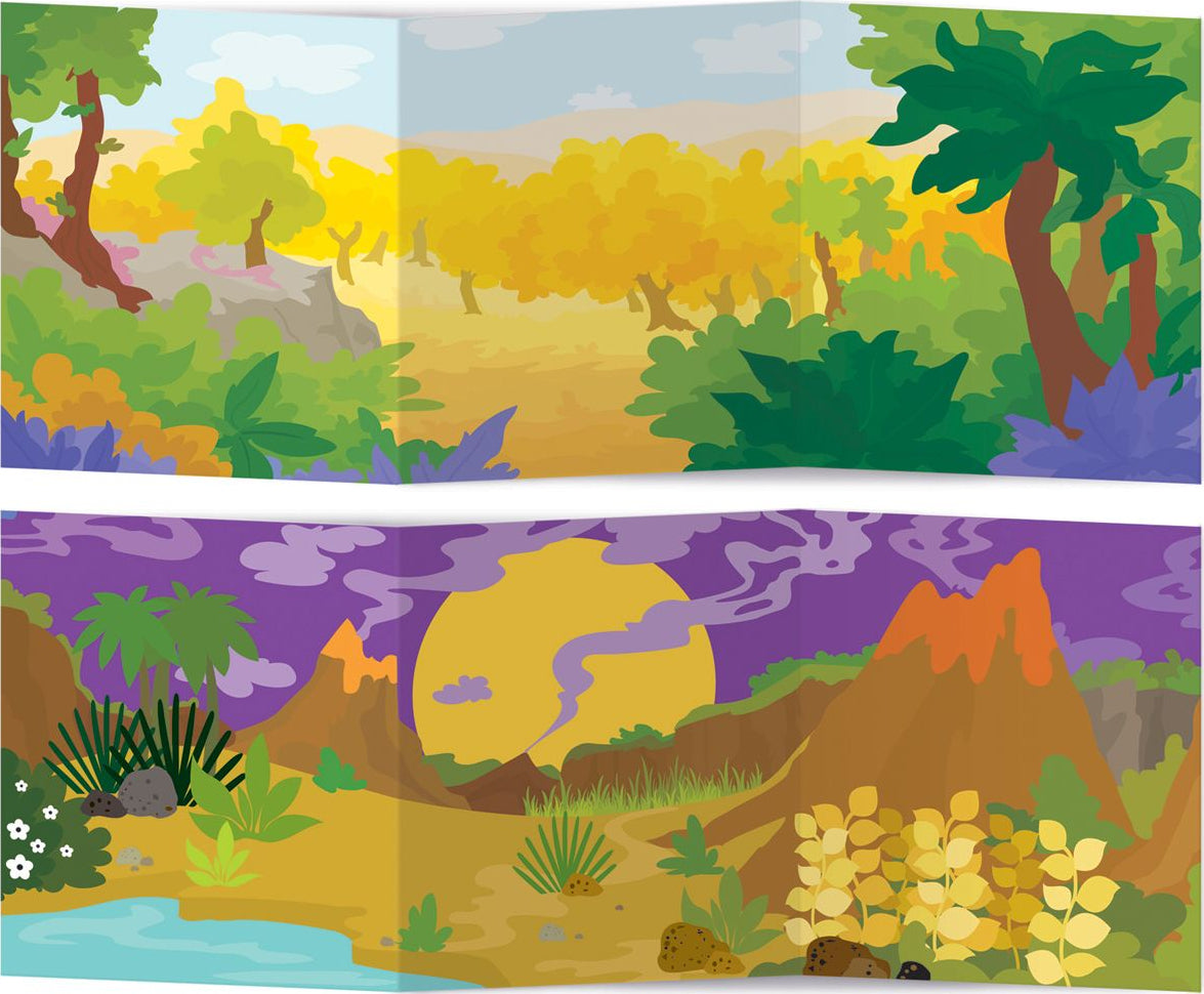 Sticker Activity Tote- Dinosuar Land