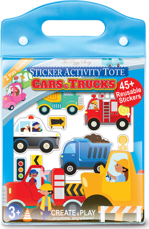 Sticker Activity Tote- Cars & Trucks
