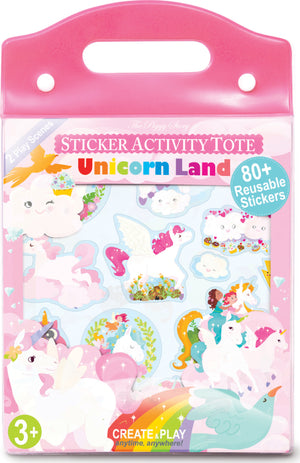 Sticker Activity Tote- Unicorn Fantasy