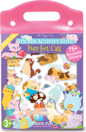 Sticker Activity Tote- Purr-Fect Cats