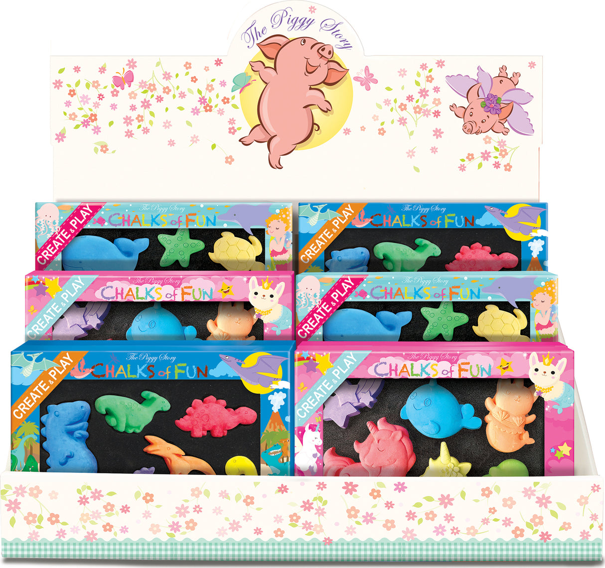 Chalk Critters- Dinosaur World