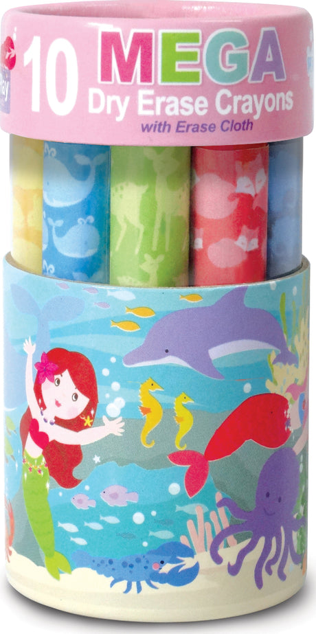 Dry Erase Mega Crayon- Magical Mermaids
