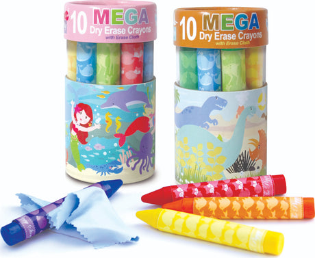 Dry Erase Mega Crayon- Magical Mermaids