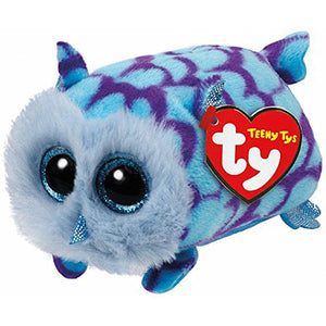 Mimi Blue Owlﾠ - Teeny Tys 4 inch - Stuffed Animal by Ty (42144)