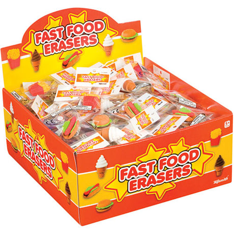 Fast Food Erasers
