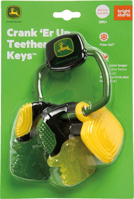Bright Starts John Deere Crank 'Er Up Teether Keys