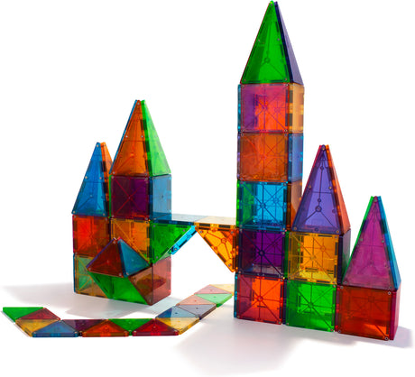 Magna-Tiles Clear Colors 100 Piece Set