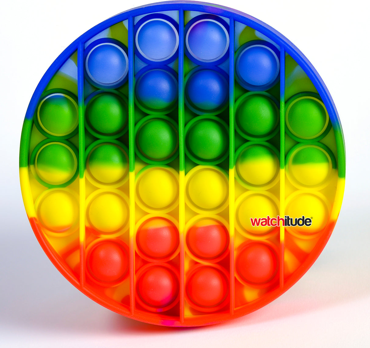 Rainbow Disc - POP'd by Watchitude - Bubble Popping Toy