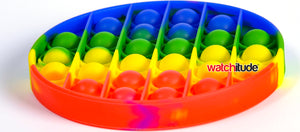 Rainbow Disc - POP'd by Watchitude - Bubble Popping Toy