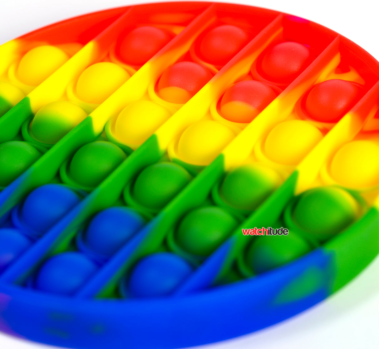 Rainbow Disc - POP'd by Watchitude - Bubble Popping Toy