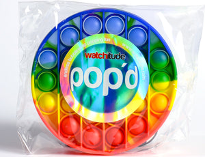 Rainbow Disc - POP'd by Watchitude - Bubble Popping Toy