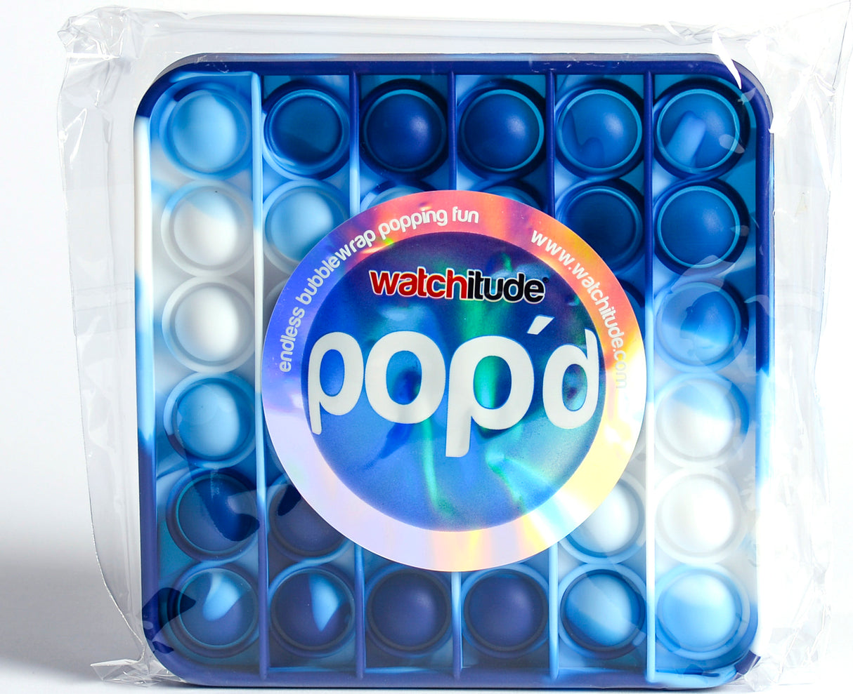 Ocean Square - POP'd by Watchitude - Bubble Popping Toy