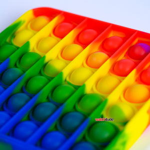 Rainbow Square - POP'd by Watchitude - Bubble Popping Toy