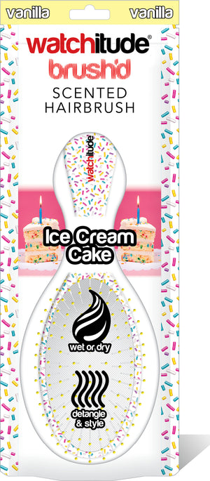 Ice Cream Cake - Scented Hair Brush By Watchitude