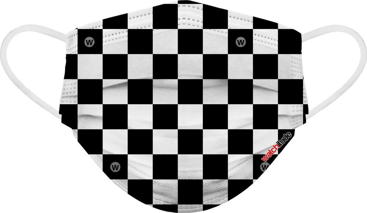 6 Pack Kids Masks  - Skater + Checkers