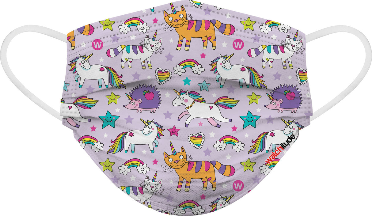 6 Pack Kids Masks  - Butterfly Picnic + Club Unicorn