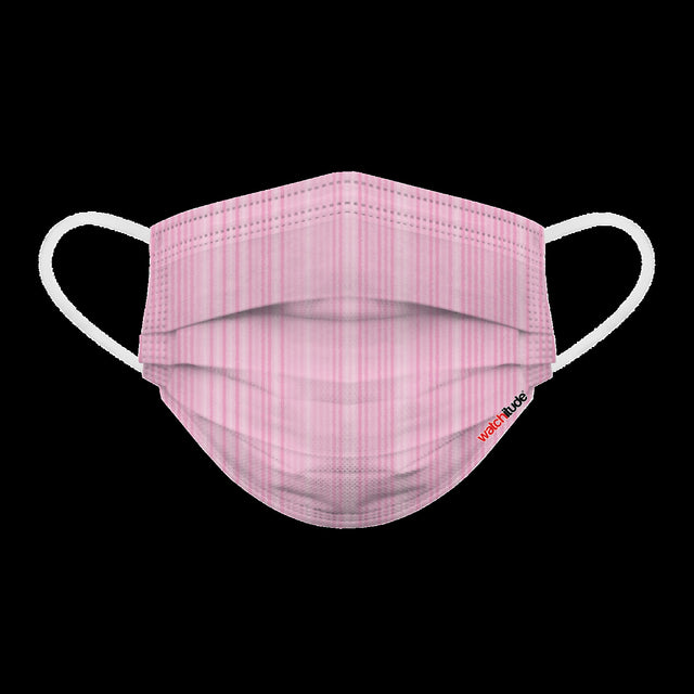 6 Pack Adult Masks - Pink Ribbon + Polka Dots
