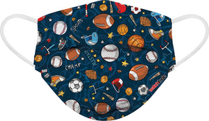 6 Pack Kids Mask - Sports + Build Up