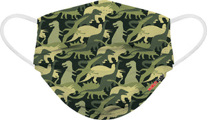 6 Pack Kids Mask -  Shark Frenzy + Dino Camo