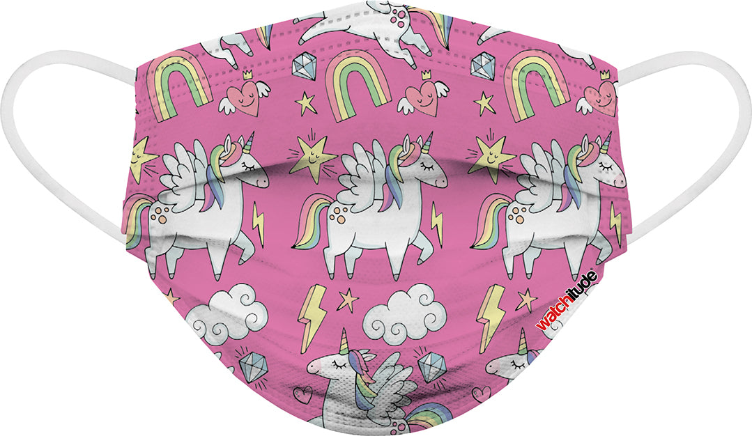 6 Pack Kids Mask - Sprinkles + Unicorn World