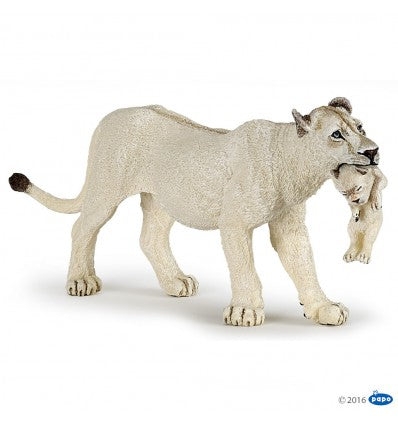 White Lioness w/ Cub