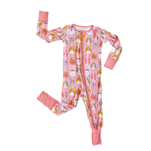 LIMITED EDITION Boho Bunnies Bamboo Viscose Zippy 3T