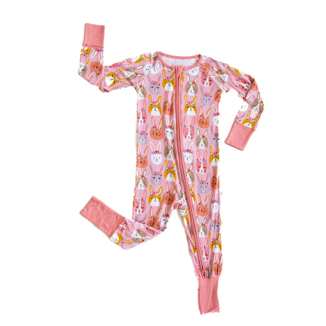 LIMITED EDITION Boho Bunnies Bamboo Viscose Zippy 3T